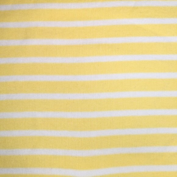 Tommy Hilfiger| Wide Neck Boat Yellow Striped Pull T-Shirt |Size: Small - Picture 5 of 7